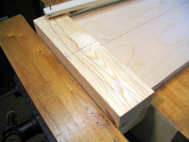 Laying Mold For End Aprons Close-Up